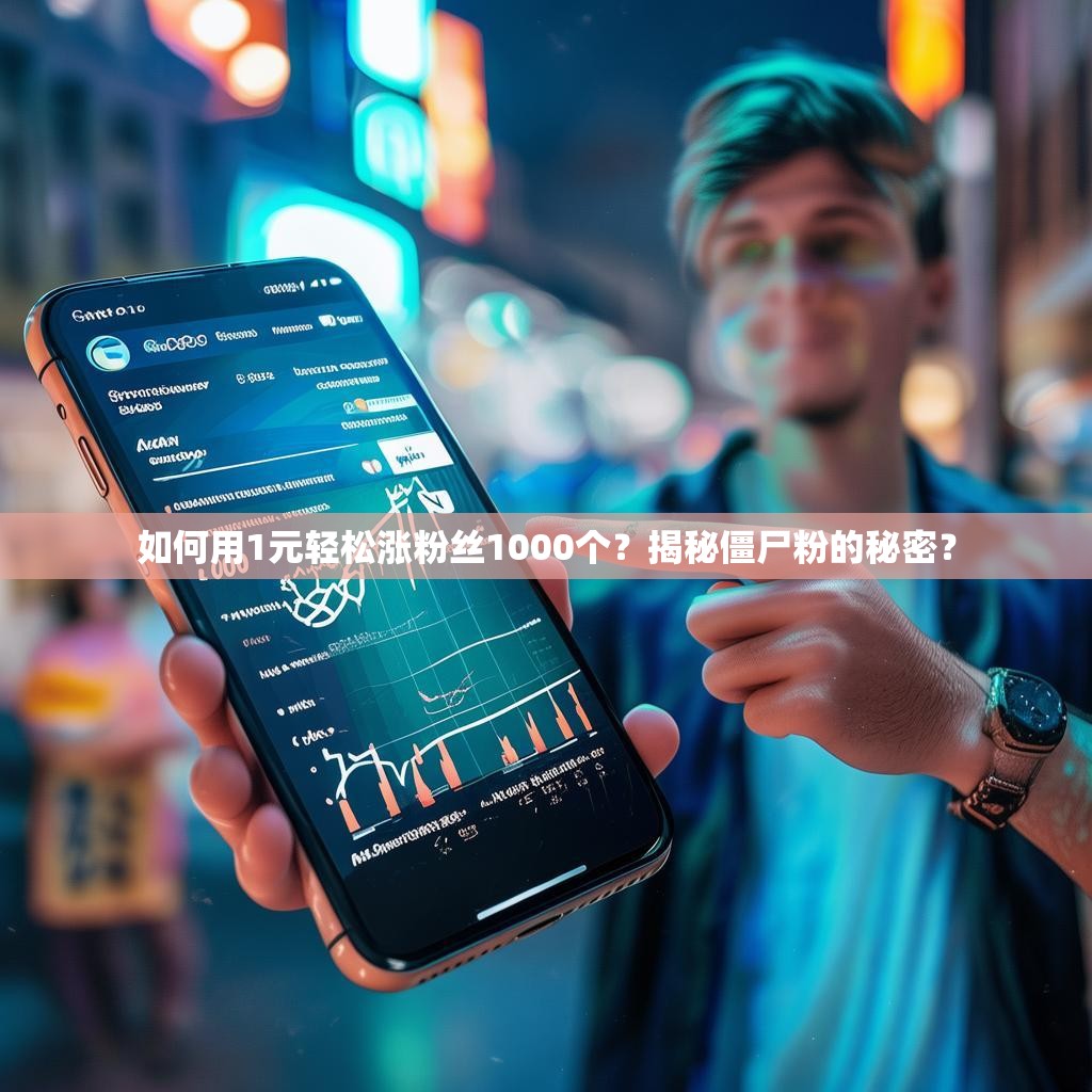 如何用1元轻松涨粉丝1000个？揭秘僵尸粉的秘密？