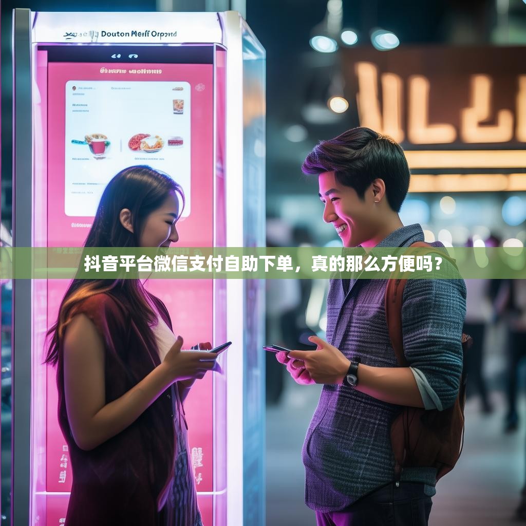 抖音平台微信支付自助下单，真的那么方便吗？