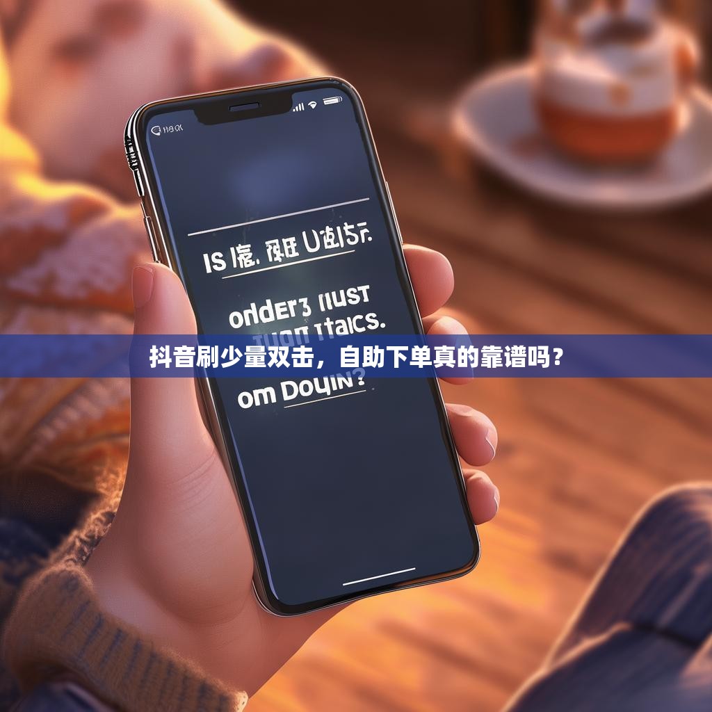 抖音刷少量双击，自助下单真的靠谱吗？