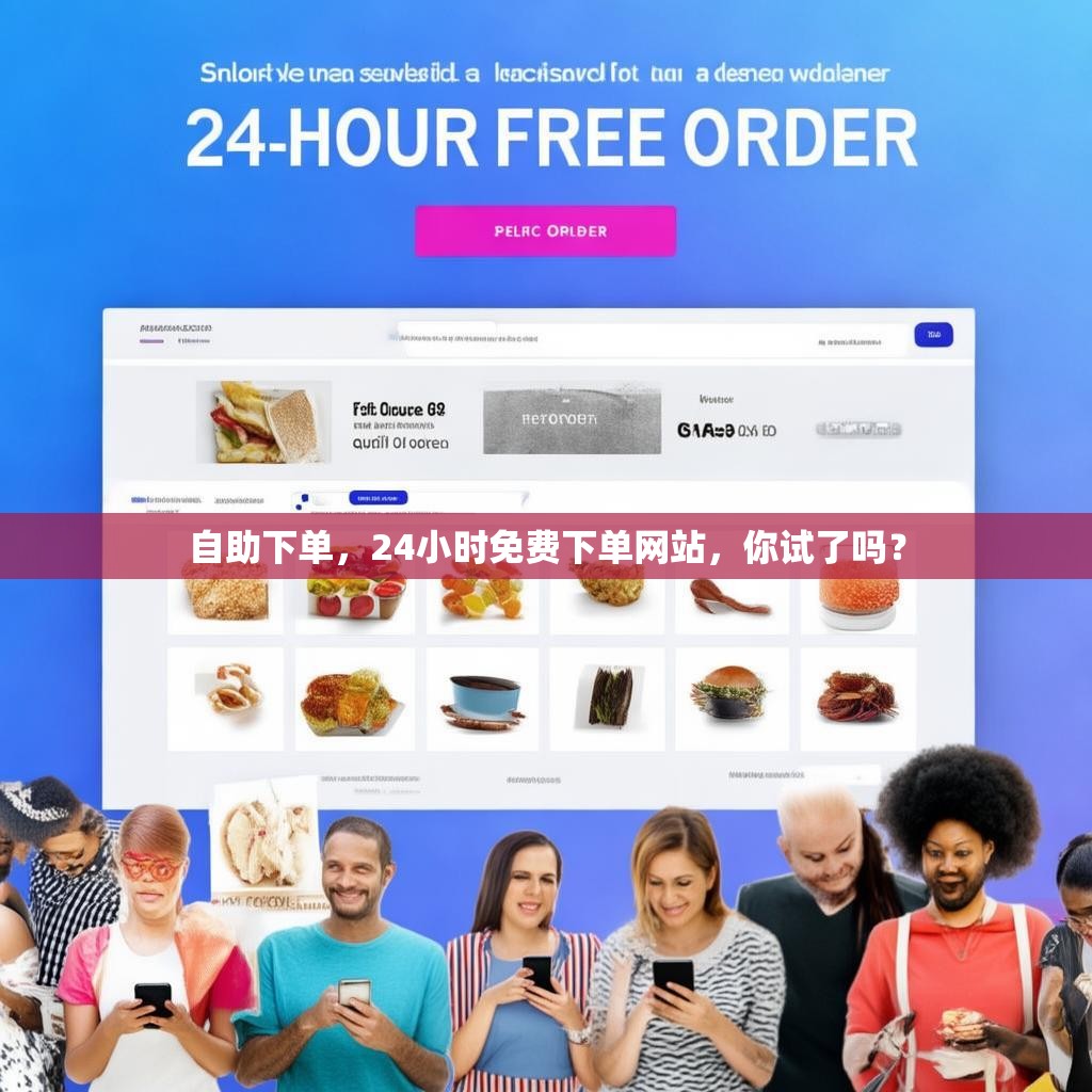 自助下单，24小时免费下单网站，你试了吗？