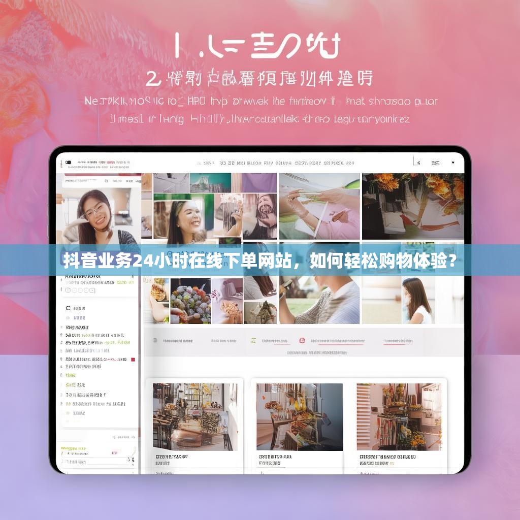 抖音业务24小时在线下单网站，如何轻松购物体验？