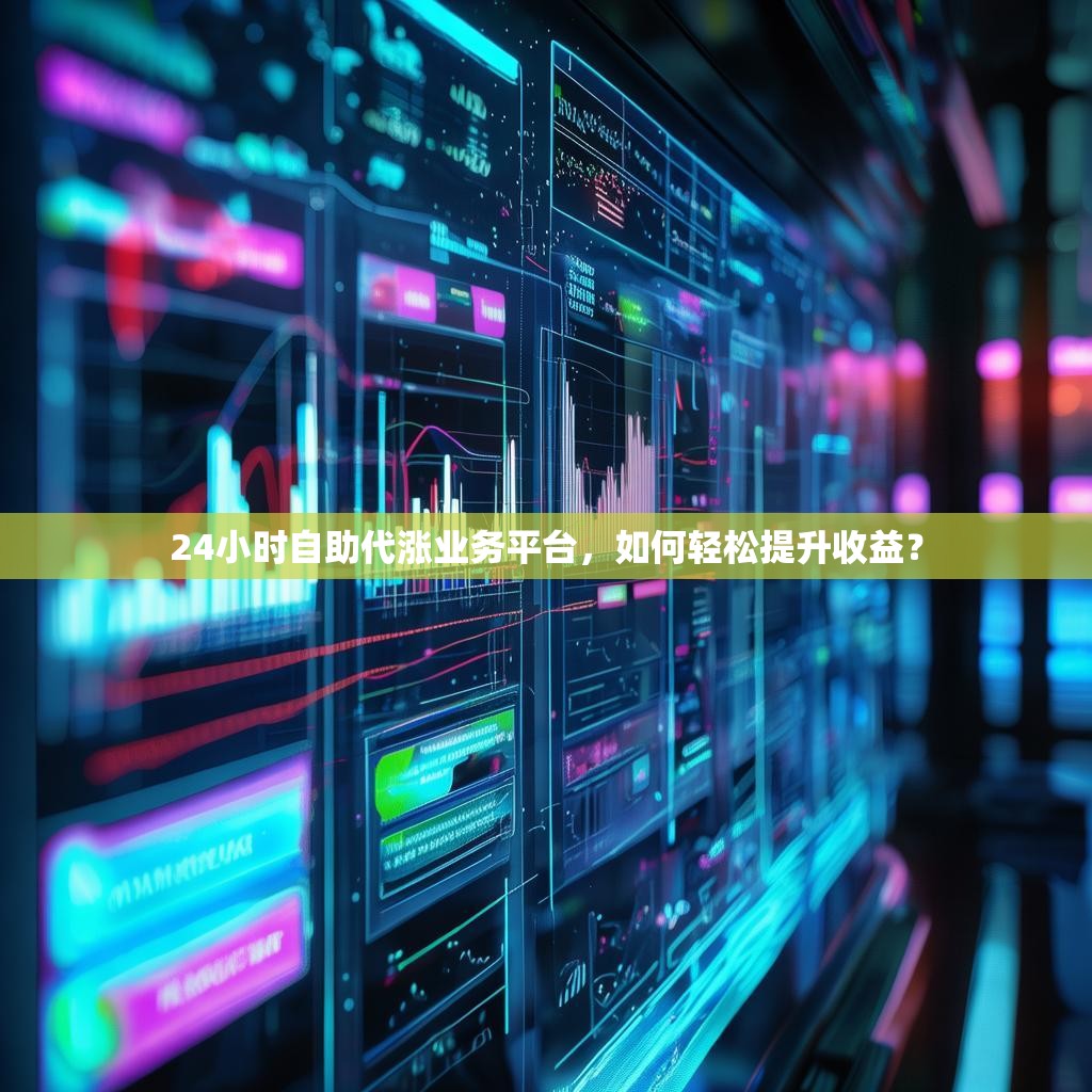24小时自助代涨业务平台，如何轻松提升收益？