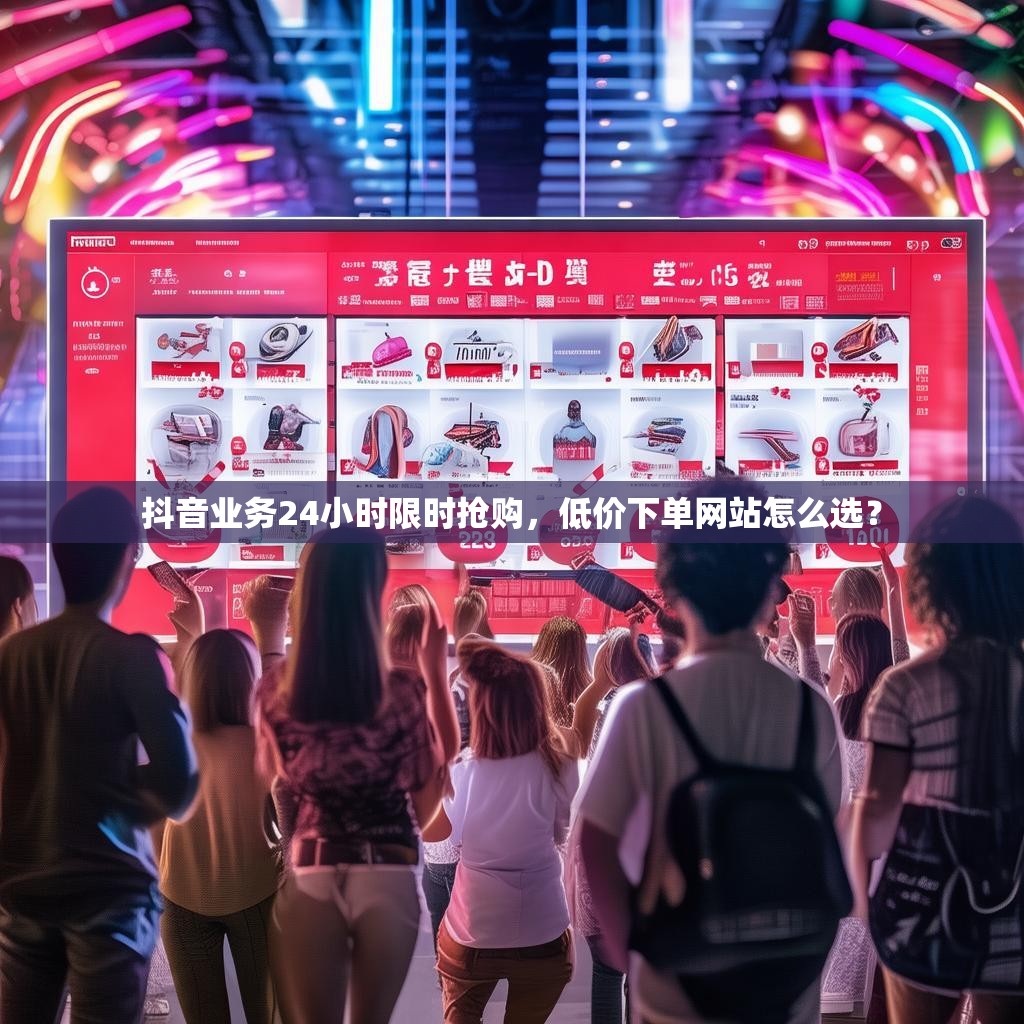 抖音业务24小时限时抢购，低价下单网站怎么选？