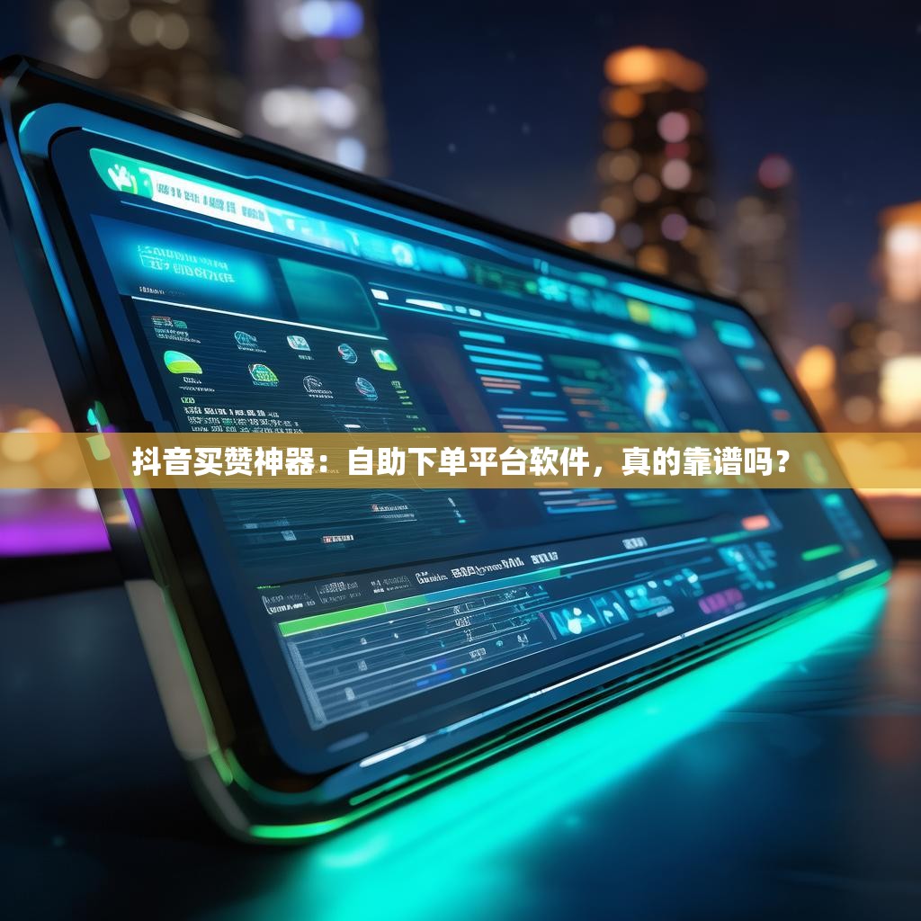抖音买赞神器：自助下单平台软件，真的靠谱吗？
