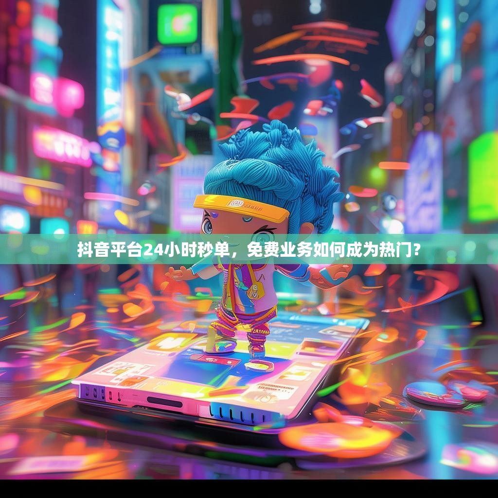 抖音平台24小时秒单，免费业务如何成为热门？