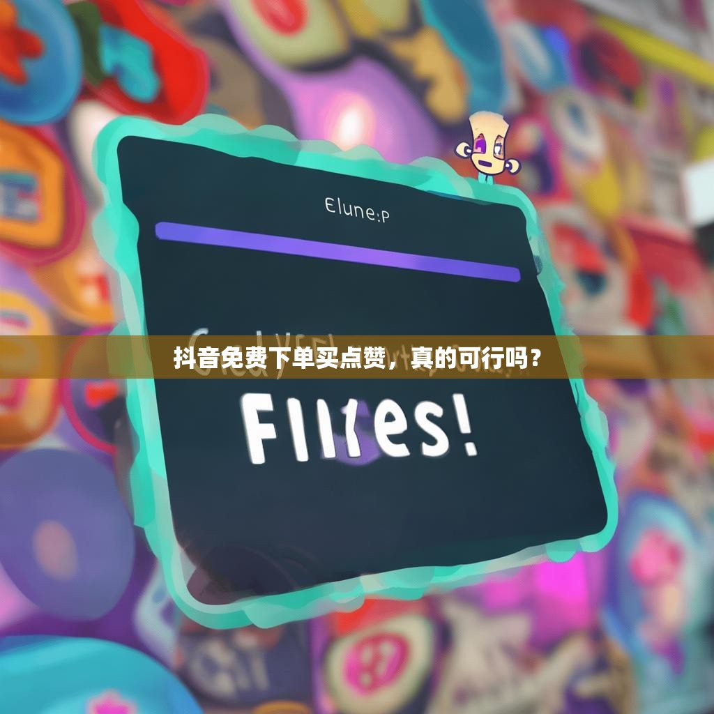 抖音免费下单买点赞，真的可行吗？