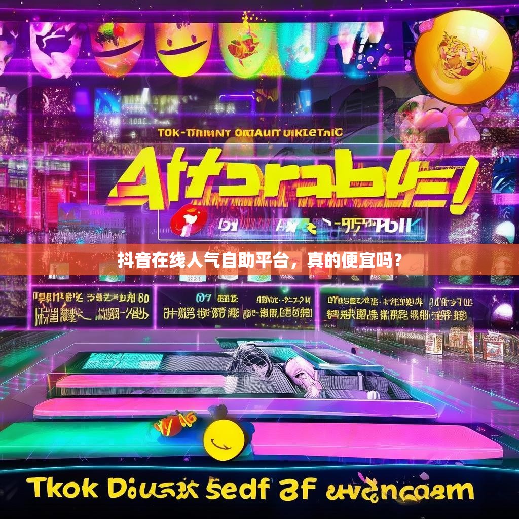 抖音在线人气自助平台，真的便宜吗？