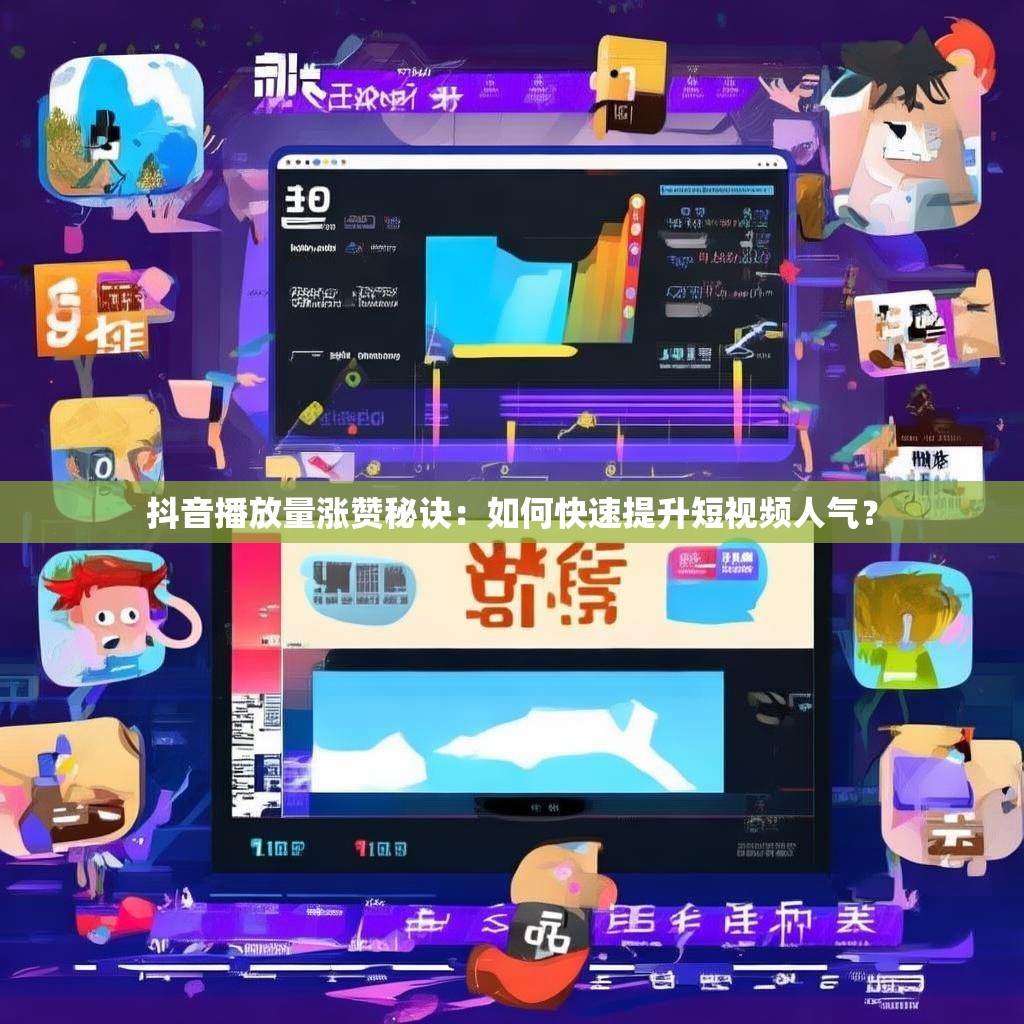 抖音播放量涨赞秘诀：如何快速提升短视频人气？