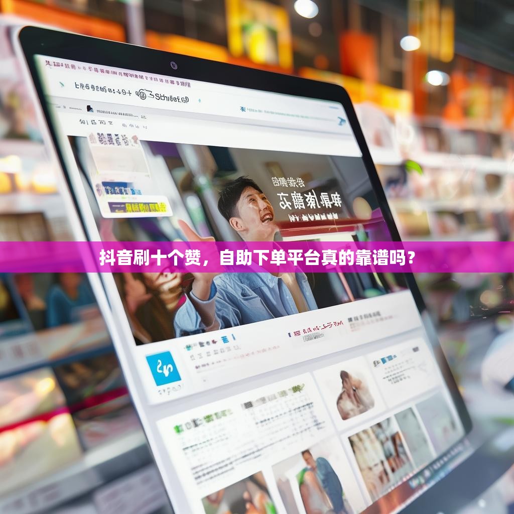 抖音刷十个赞，自助下单平台真的靠谱吗？