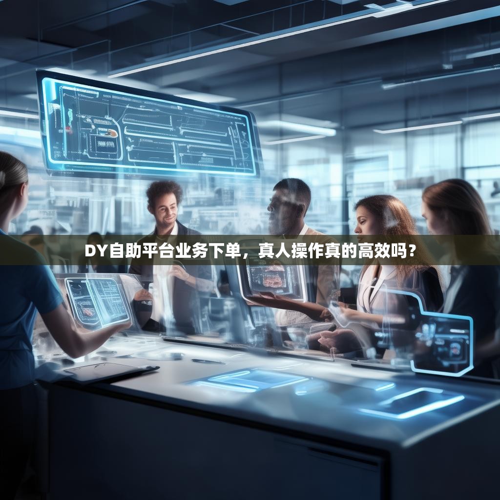 DY自助平台业务下单，真人操作真的高效吗？
