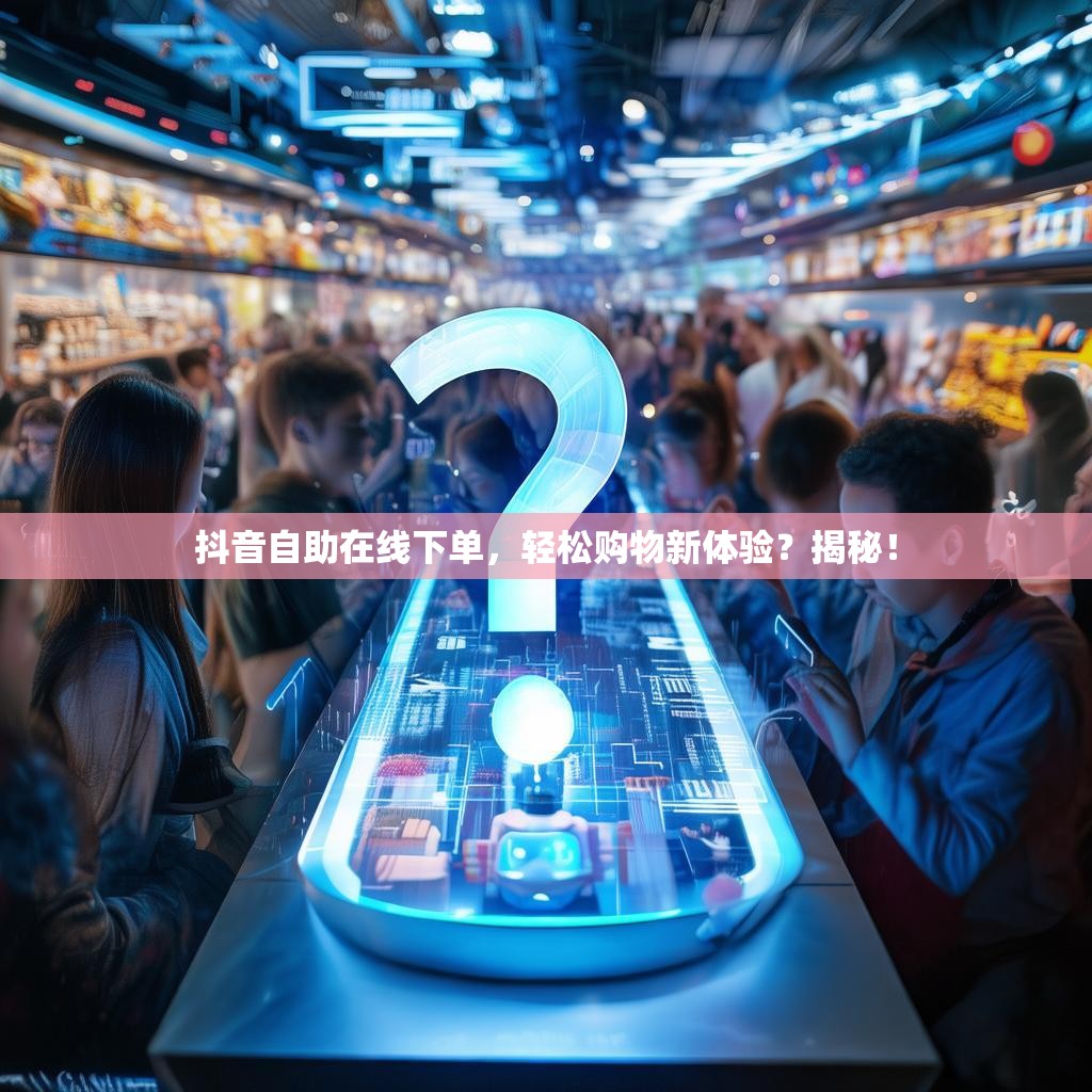 抖音自助在线下单,轻松购物新体验?揭秘! 抖音自助在线下单,轻松购物新体验?揭秘!