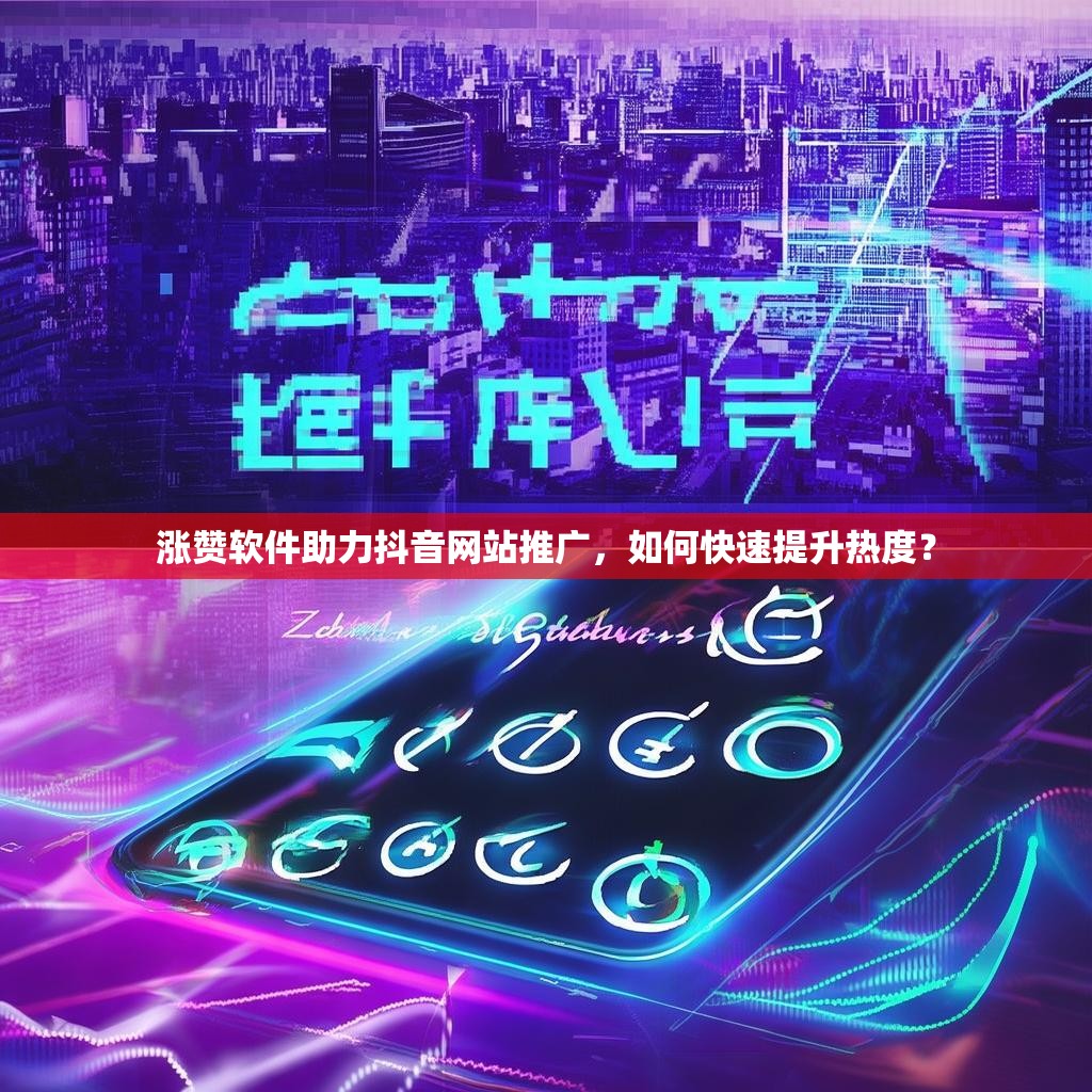 涨赞软件助力抖音网站推广，如何快速提升热度？