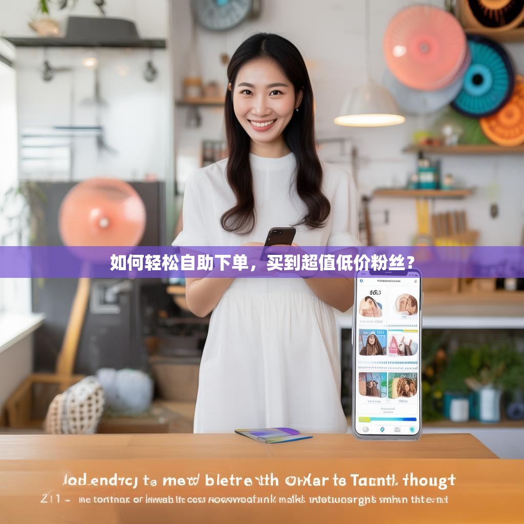 如何轻松自助下单，买到超值低价粉丝？
