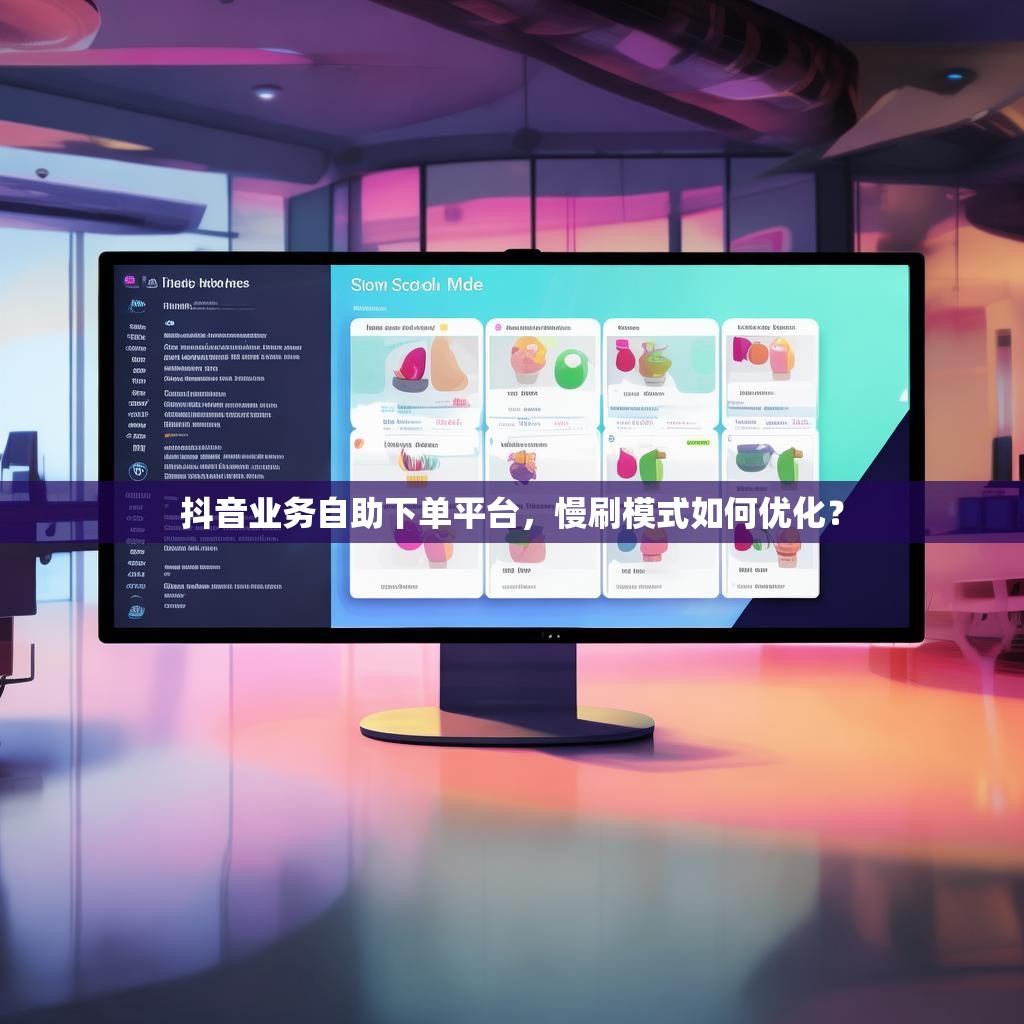 抖音业务自助下单平台，慢刷模式如何优化？