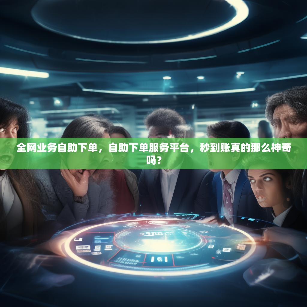 全网业务自助下单，自助下单服务平台，秒到账真的那么神奇吗？