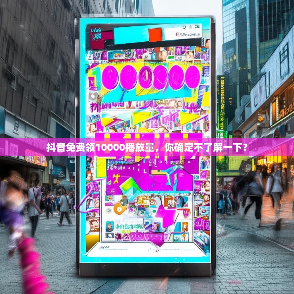 抖音免费领10000播放量，你确定不了解一下？