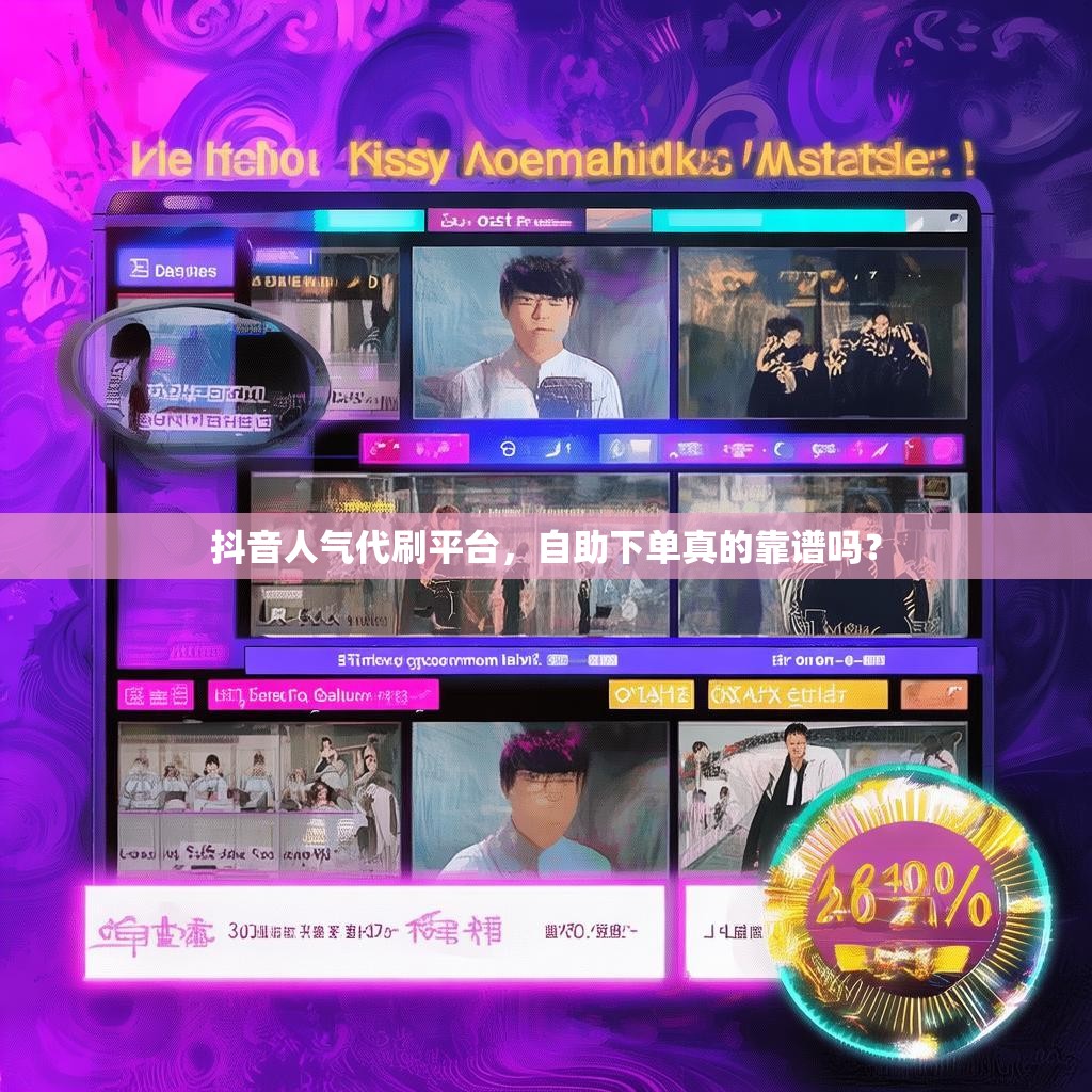 抖音人气代刷平台,自助下单真的靠谱吗? 抖音人气代刷平台,自助下单真的靠谱吗?