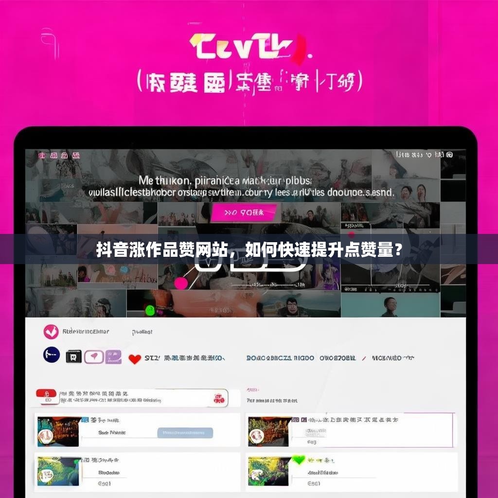 抖音涨作品赞网站，如何快速提升点赞量？