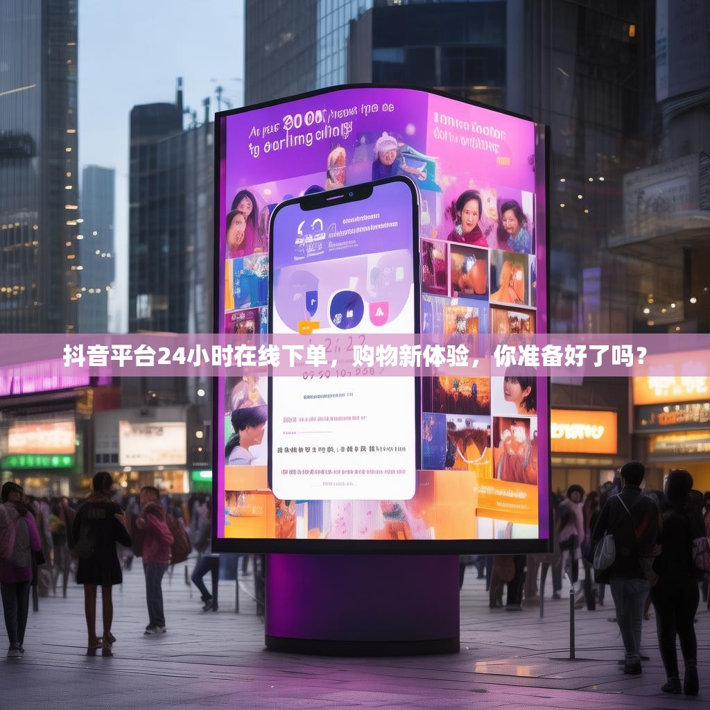抖音平台24小时在线下单,购物新体验,你准备好了吗? 抖音平台24小时在线下单,购物新体验,你准备好了吗?