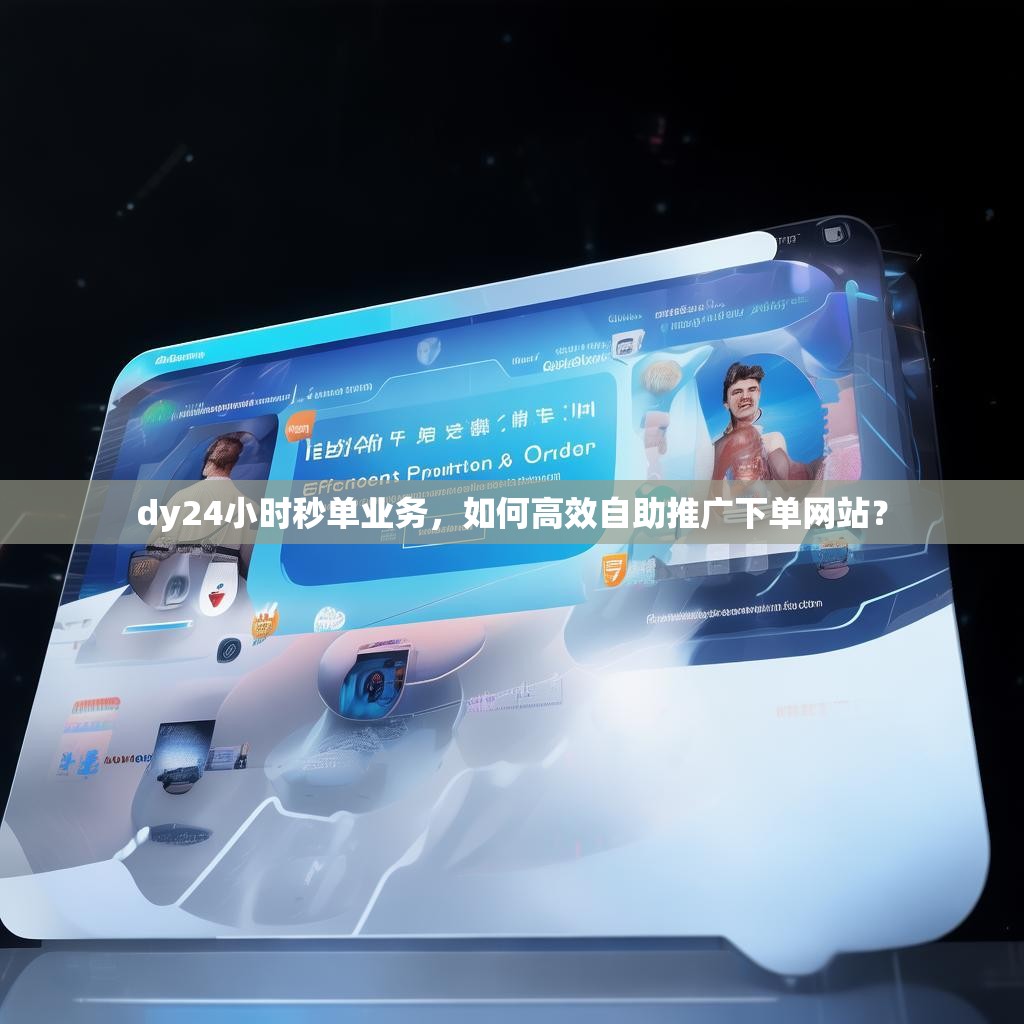 dy24小时秒单业务，如何高效自助推广下单网站？