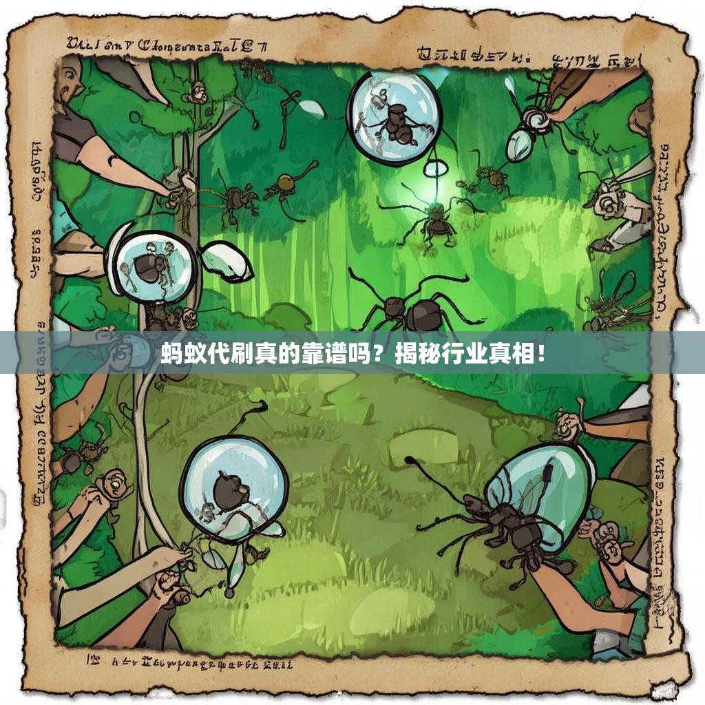蚂蚁代刷真的靠谱吗？揭秘行业真相！