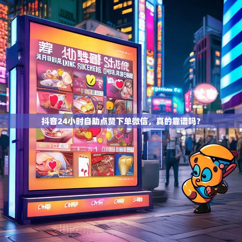 抖音24小时自助点赞下单微信，真的靠谱吗？