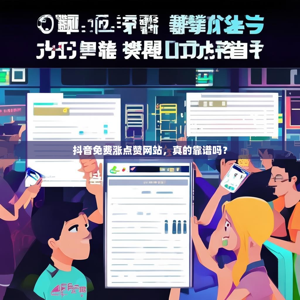 抖音免费涨点赞网站，真的靠谱吗？