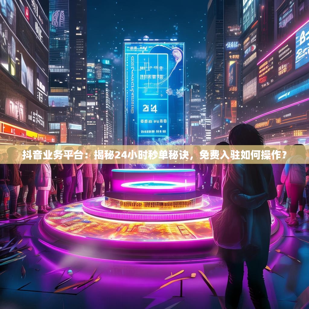 抖音业务平台：揭秘24小时秒单秘诀，免费入驻如何操作？
