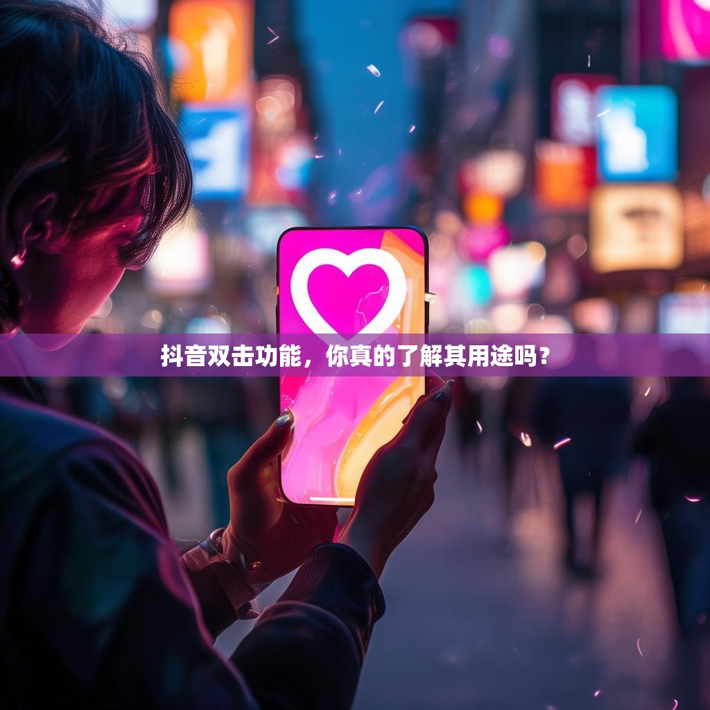 抖音双击功能，你真的了解其用途吗？