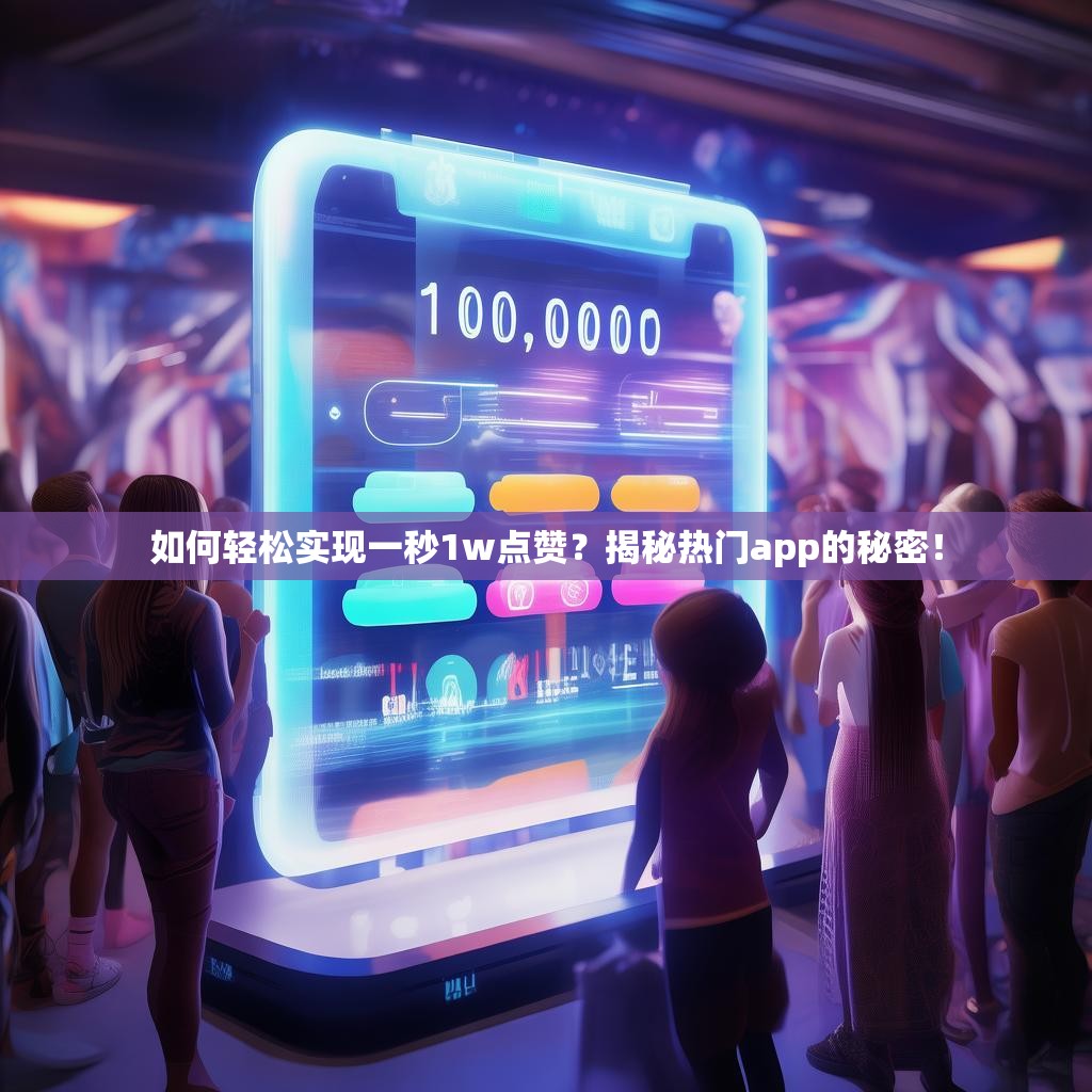 如何轻松实现一秒1w点赞？揭秘热门app的秘密！