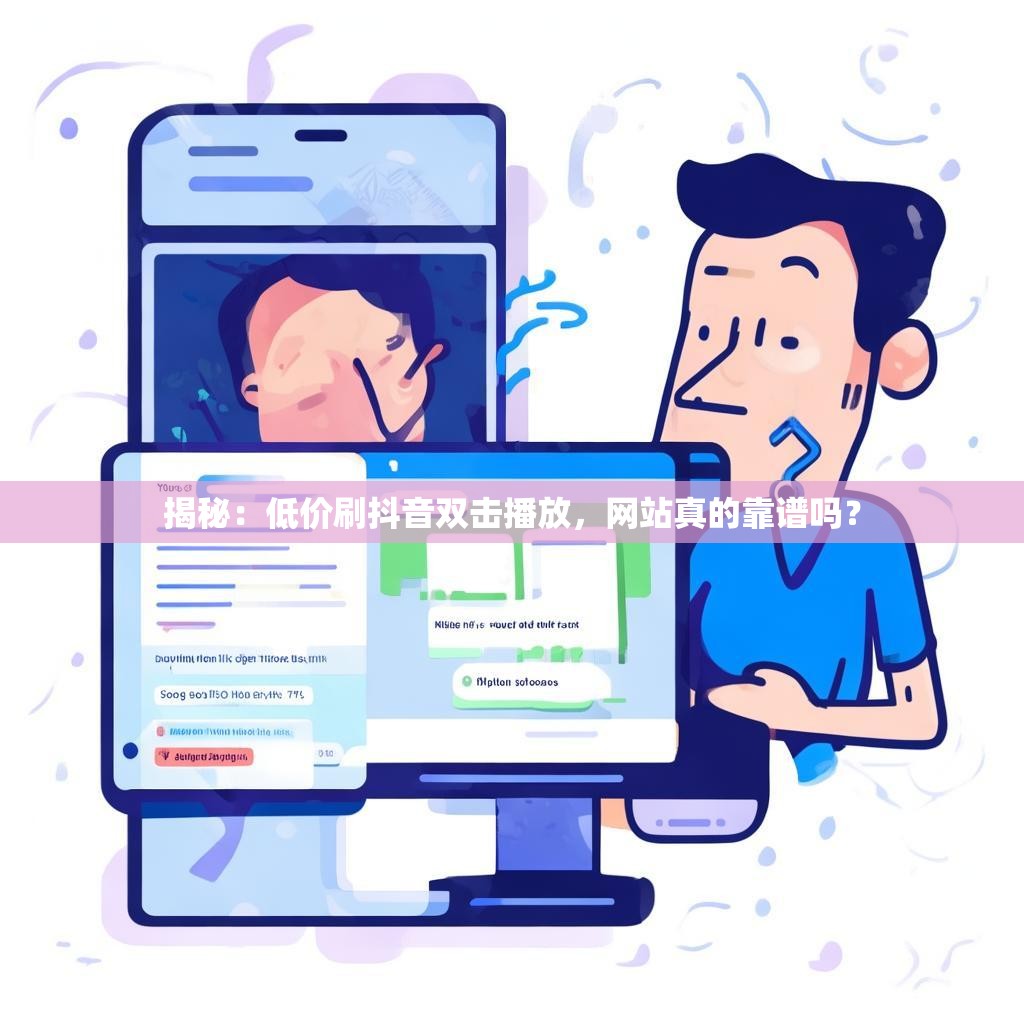 揭秘：低价刷抖音双击播放，网站真的靠谱吗？