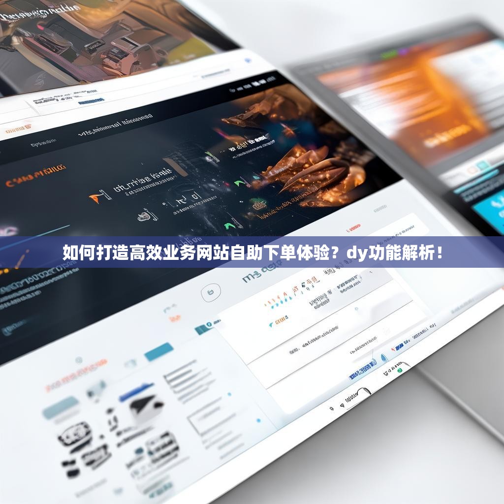 如何打造高效业务网站自助下单体验？dy功能解析！
