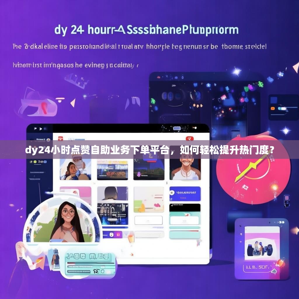 dy24小时点赞自助业务下单平台，如何轻松提升热门度？