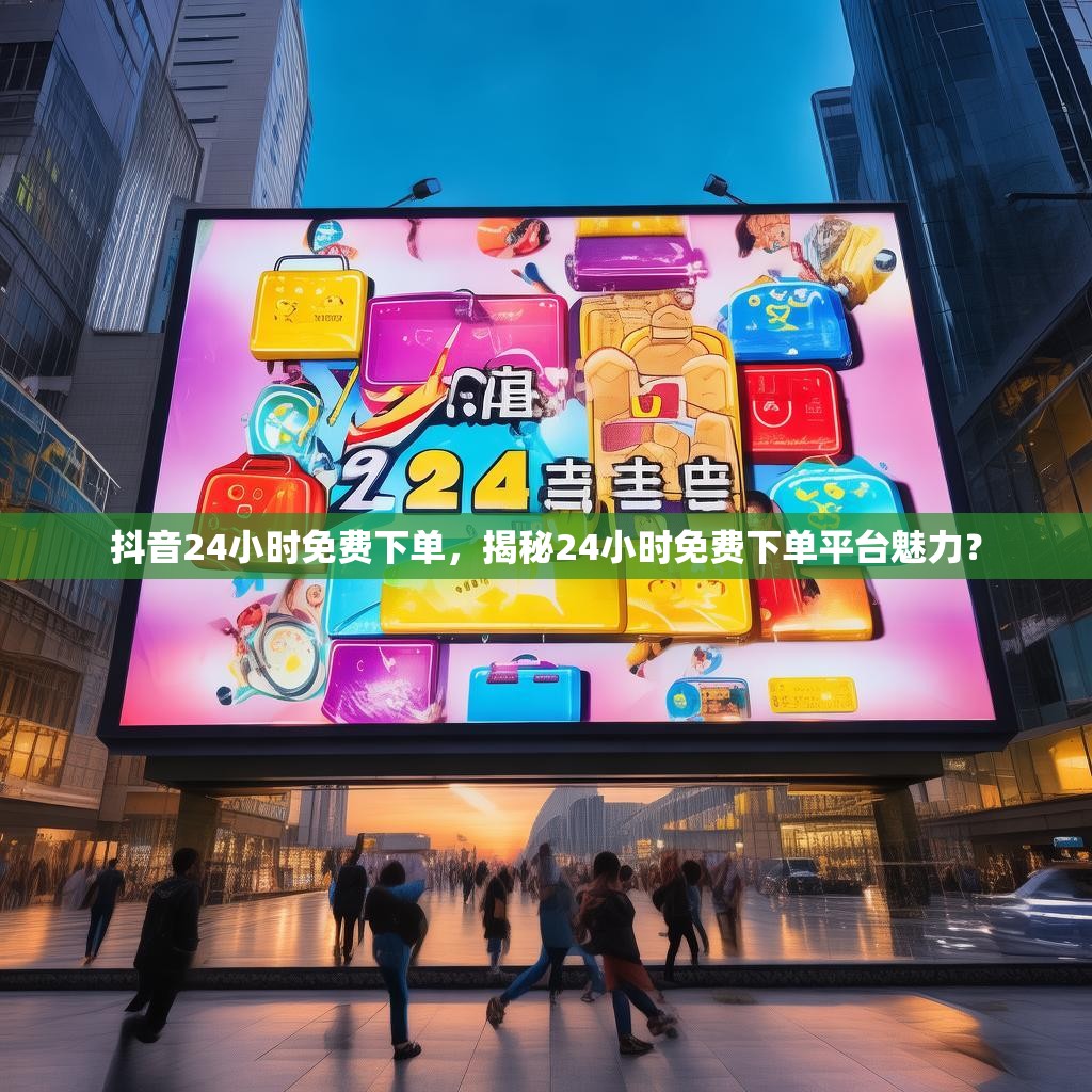 抖音24小时免费下单,揭秘24小时免费下单平台魅力? 抖音24小时免费下单,揭秘24小时免费下单平台魅力?
