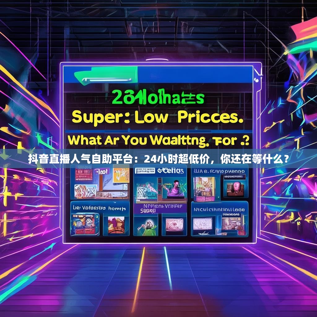 抖音直播人气自助平台：24小时超低价，你还在等什么？