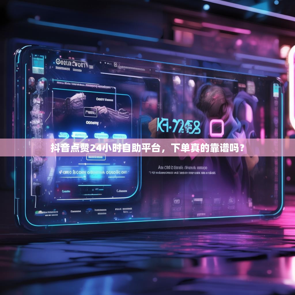 抖音点赞24小时自助平台，下单真的靠谱吗？