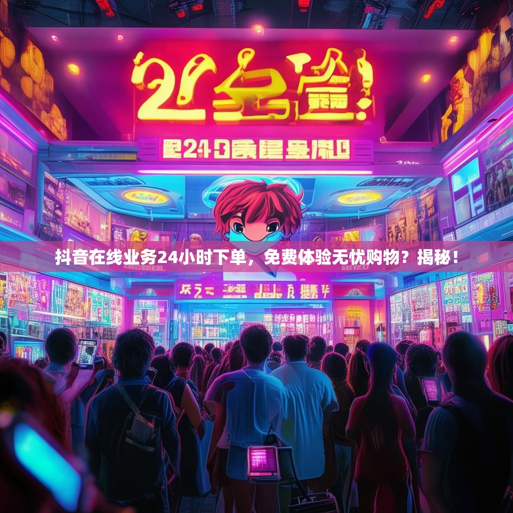 抖音在线业务24小时下单，免费体验无忧购物？揭秘！