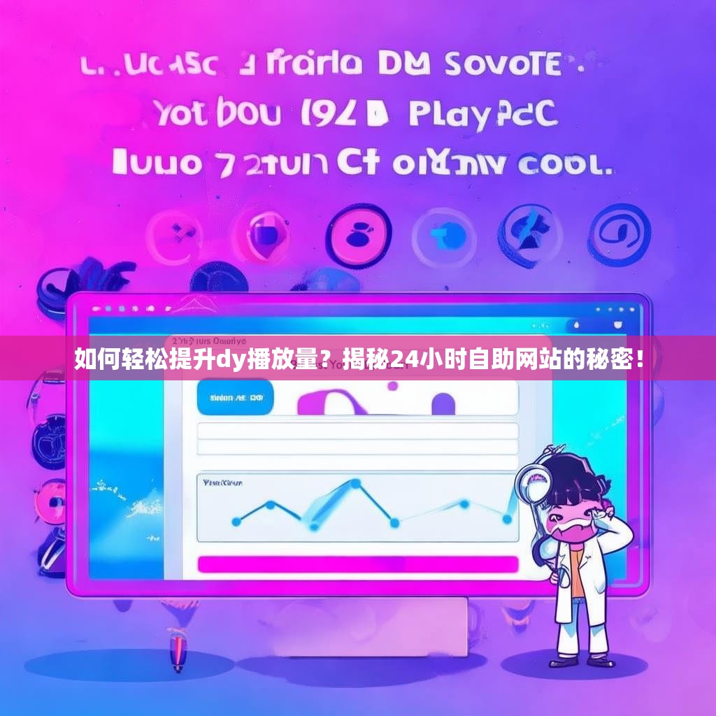 如何轻松提升dy播放量？揭秘24小时自助网站的秘密！
