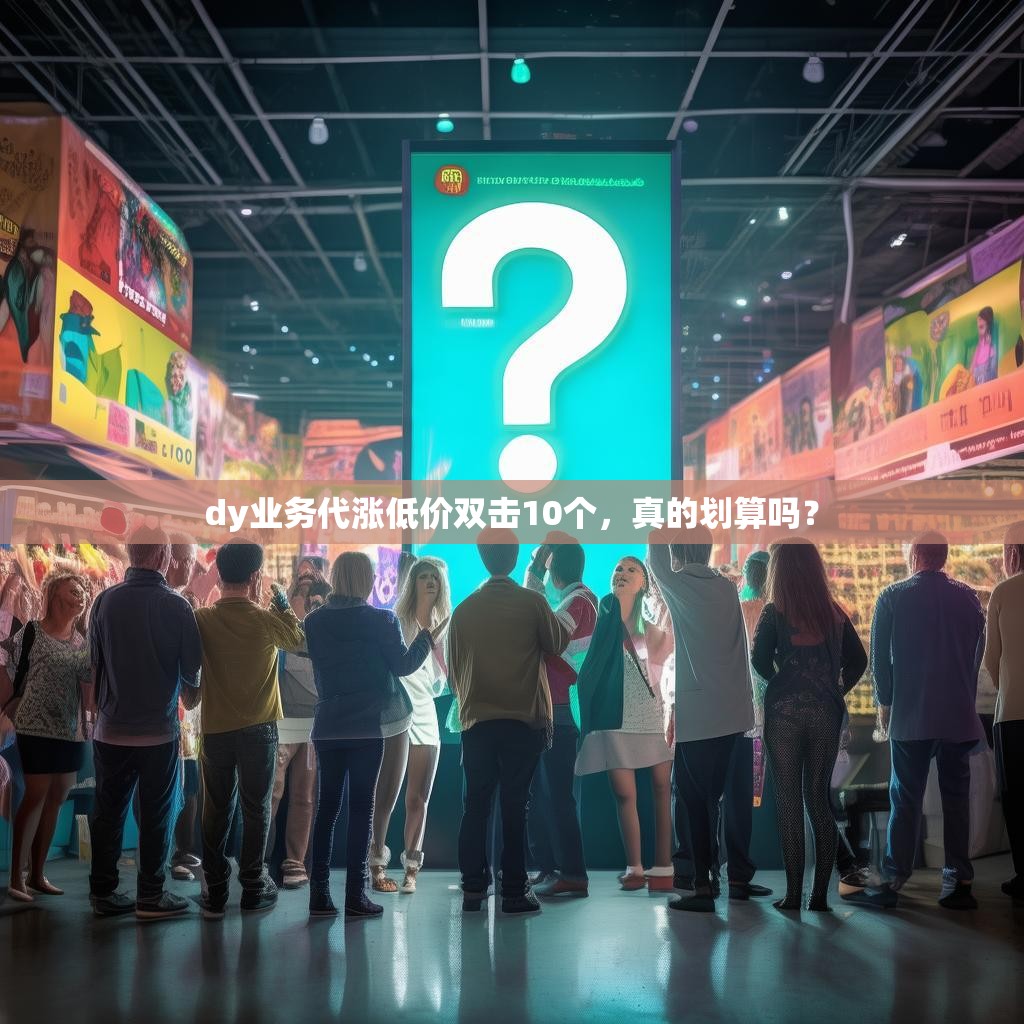 dy业务代涨低价双击10个，真的划算吗？