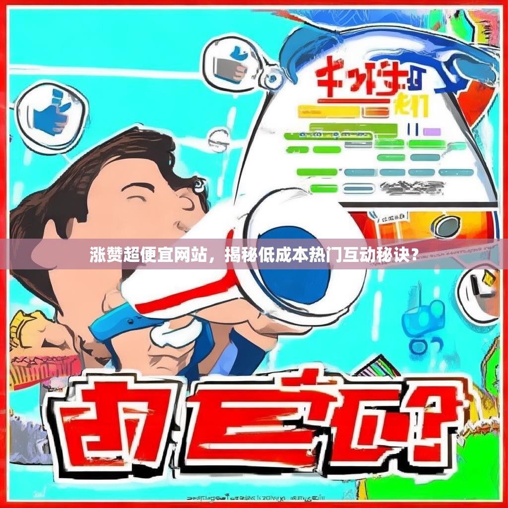涨赞超便宜网站，揭秘低成本热门互动秘诀？