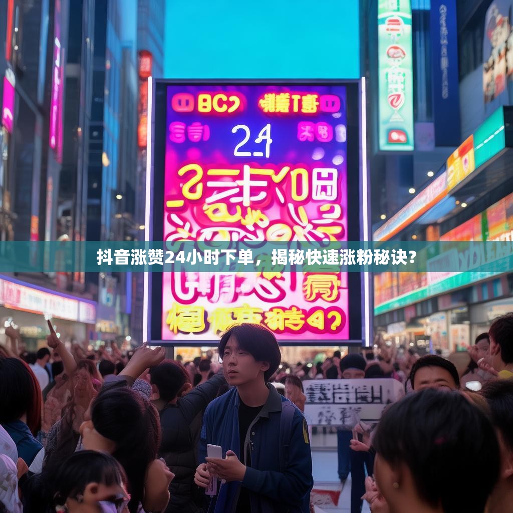 抖音涨赞24小时下单，揭秘快速涨粉秘诀？