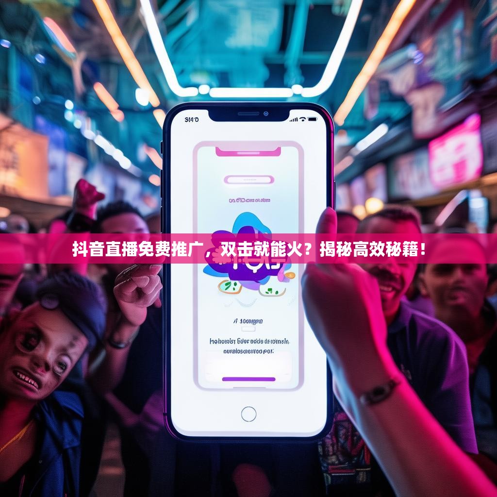 抖音直播免费推广，双击就能火？揭秘高效秘籍！