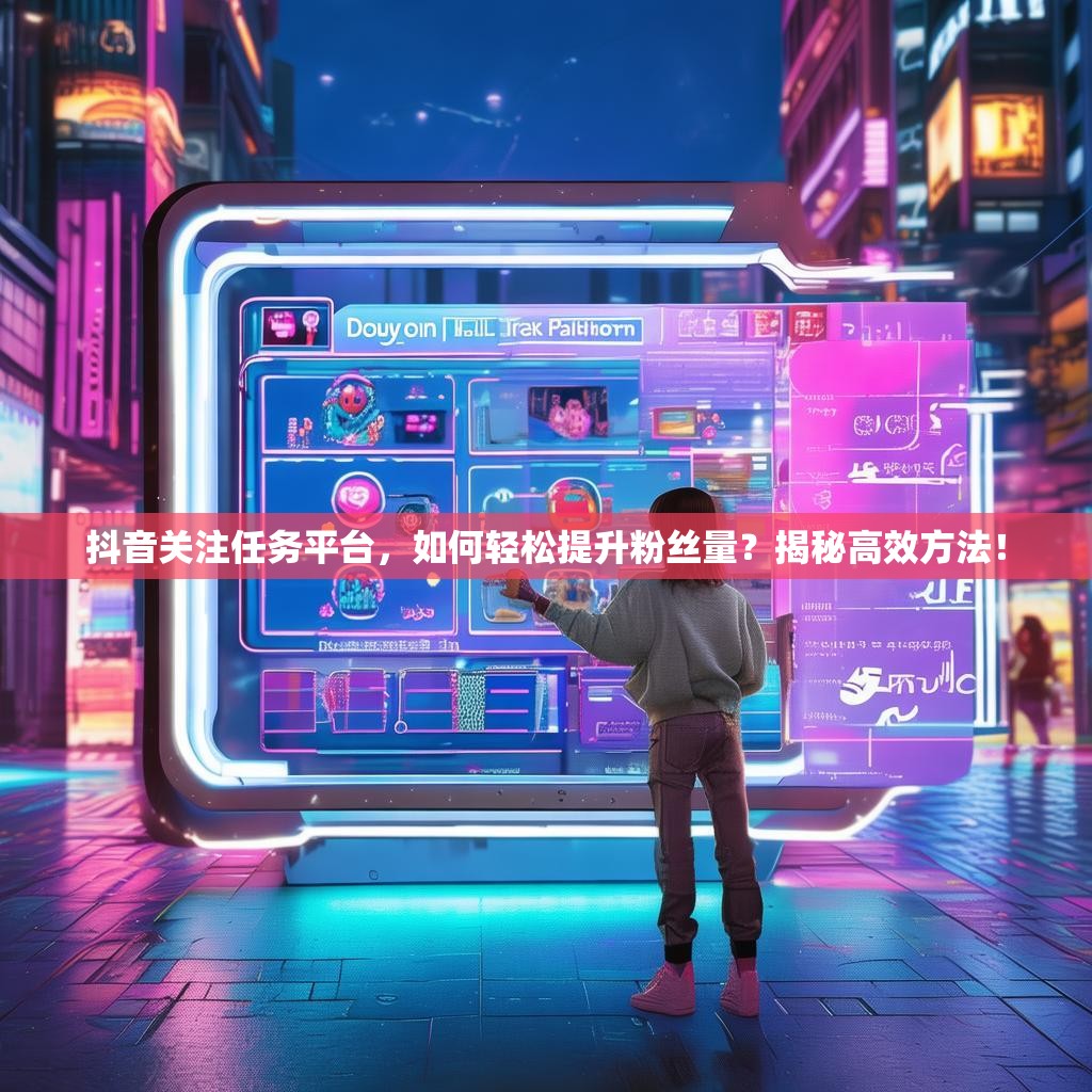 抖音关注任务平台，如何轻松提升粉丝量？揭秘高效方法！