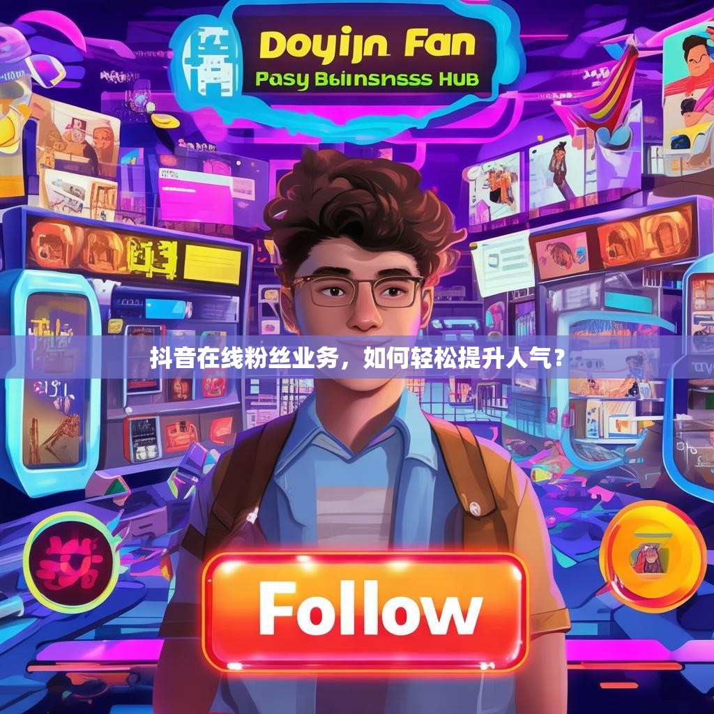 抖音在线粉丝业务，如何轻松提升人气？