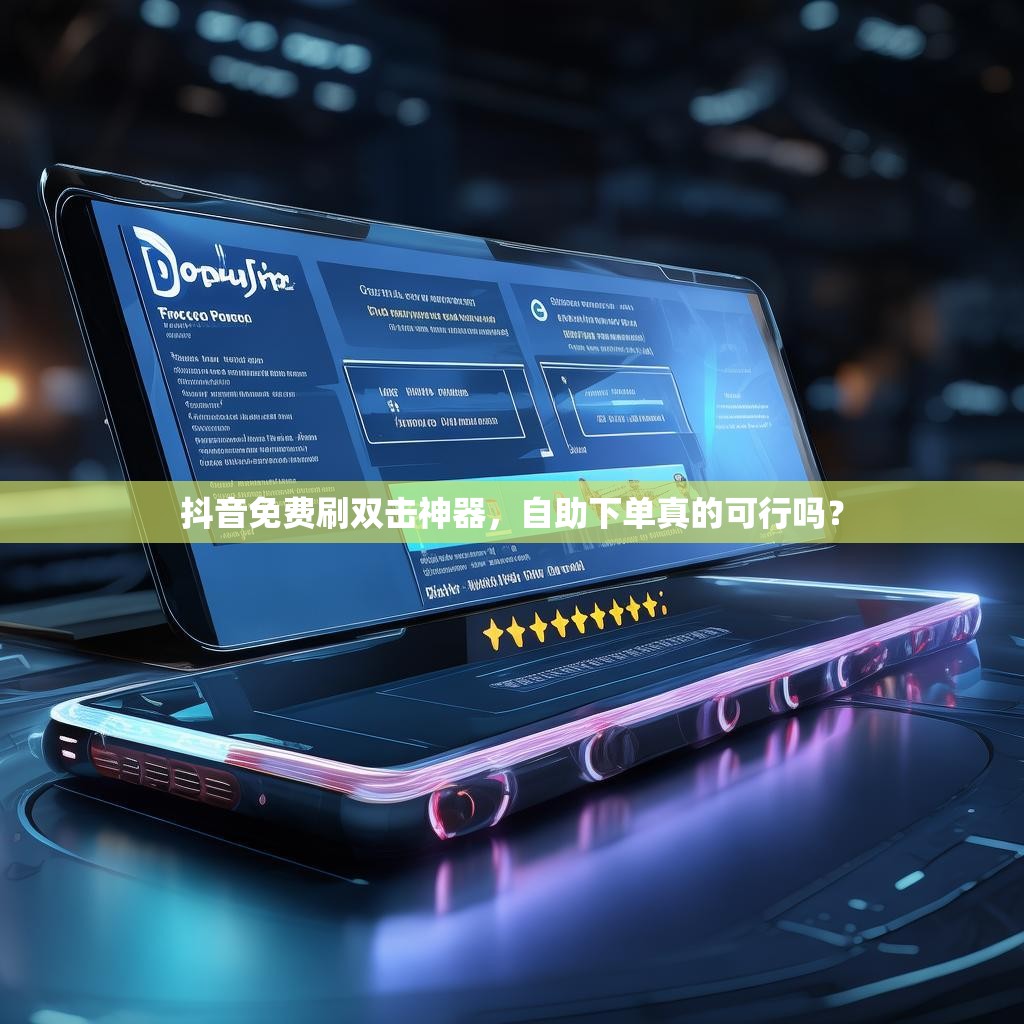 抖音免费刷双击神器，自助下单真的可行吗？