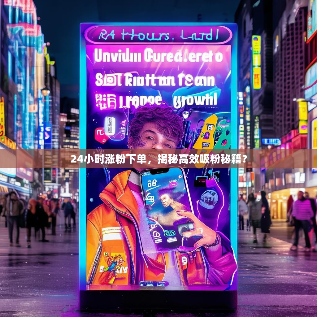 24小时涨粉下单，揭秘高效吸粉秘籍？