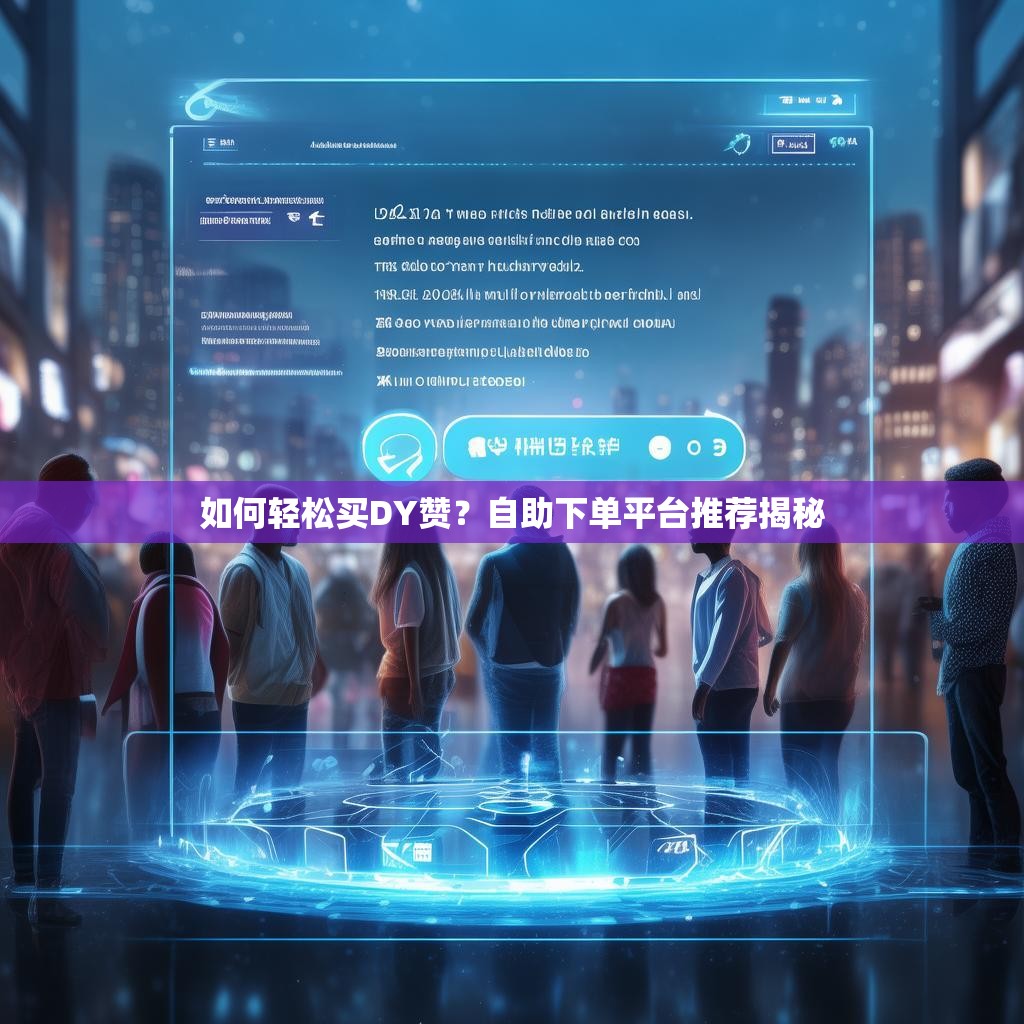 如何轻松买DY赞？自助下单平台推荐揭秘
