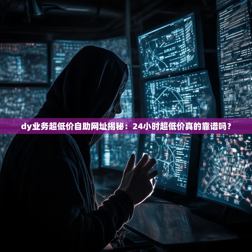 dy业务超低价自助网址揭秘：24小时超低价真的靠谱吗？
