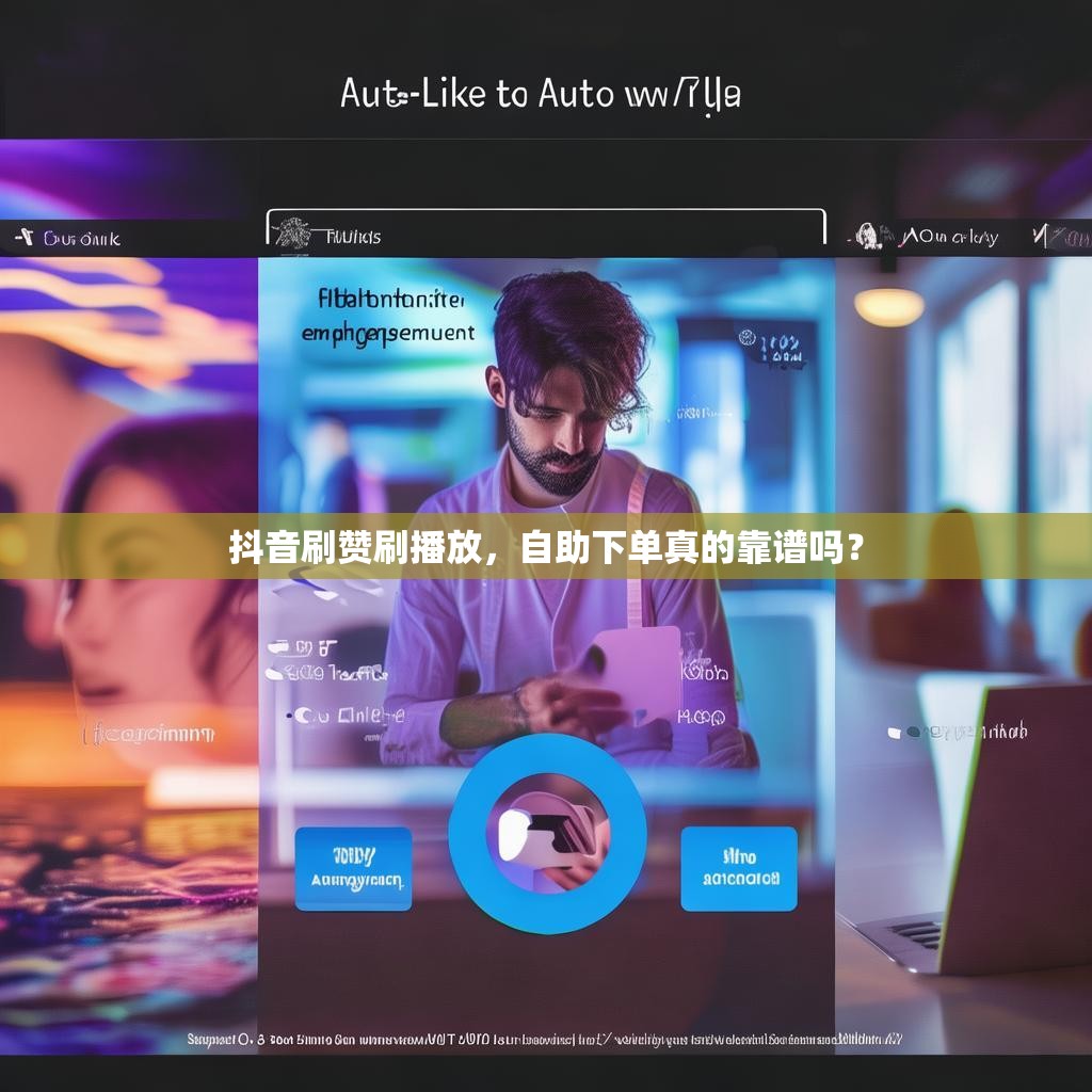 抖音刷赞刷播放，自助下单真的靠谱吗？