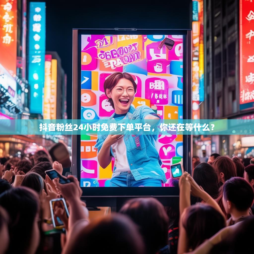 抖音粉丝24小时免费下单平台，你还在等什么？